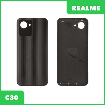 Задняя крышка для Realme C30 (RMX3581) (черный)