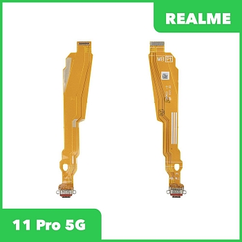 Разъем зарядки для телефона Realme 11 Pro 5G (RMX3771), микрофон