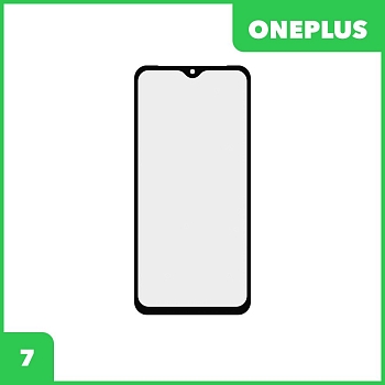Стекло для переклейки дисплея OnePlus 7, черный
